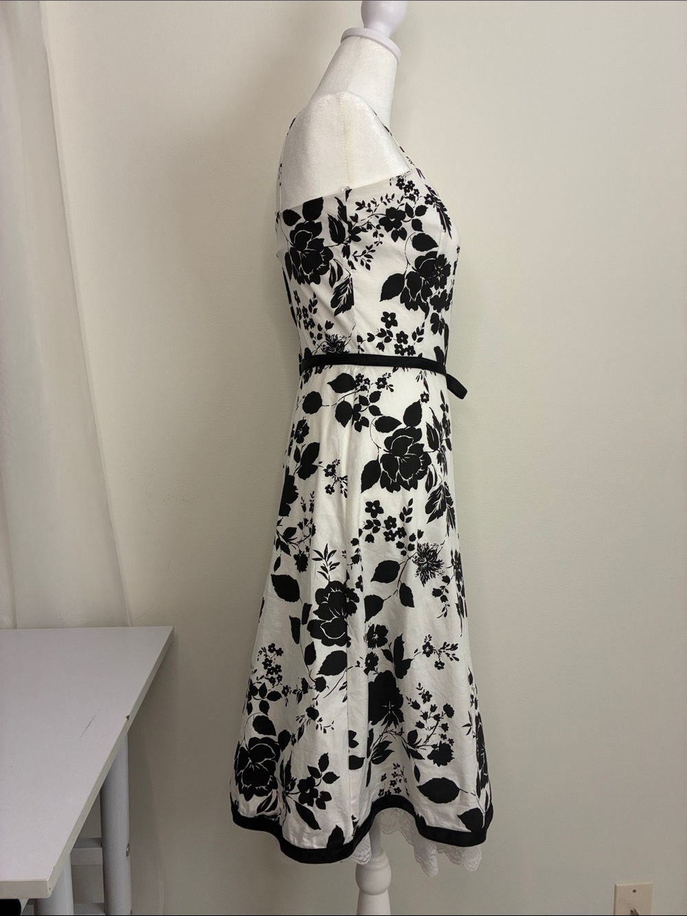 A. Byer Black and White Dress - Picture 4 of 16